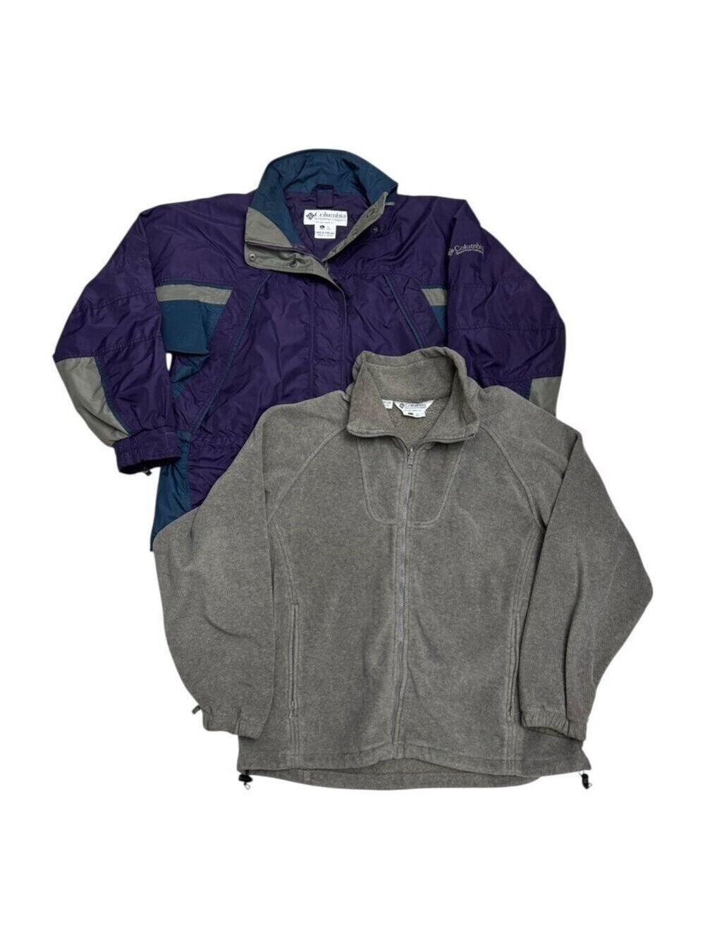 COLUMBIA 2-in-1 Convertible Fleece Waterproof Ski Snowboard Jacket Womens Large